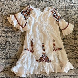 Free People embroidered dress